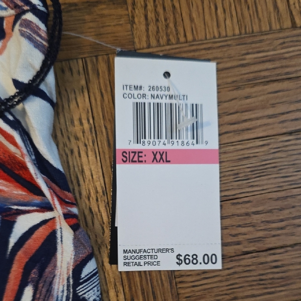 Ronni Nicole Tropical Print Dress - Picture 4 of 4